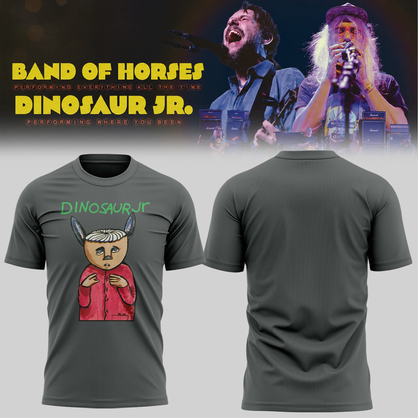 Limited Edition BOH x Dino Jr 🎸🐺 Shirt