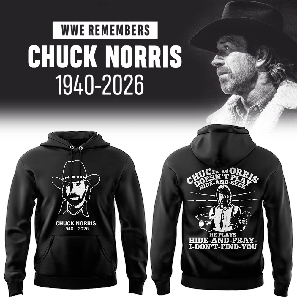 REST IN PEACE 🖤🕊️ C.Norris Hoodie