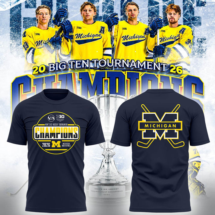 Limited Edition Michigan The Hockey Tournament Champions 2026 Tshirt
