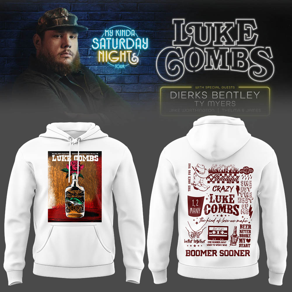 Limited Edition “My Kinda Saturday Night Tour” At Oklahoma Memorial Stadium Hoodie