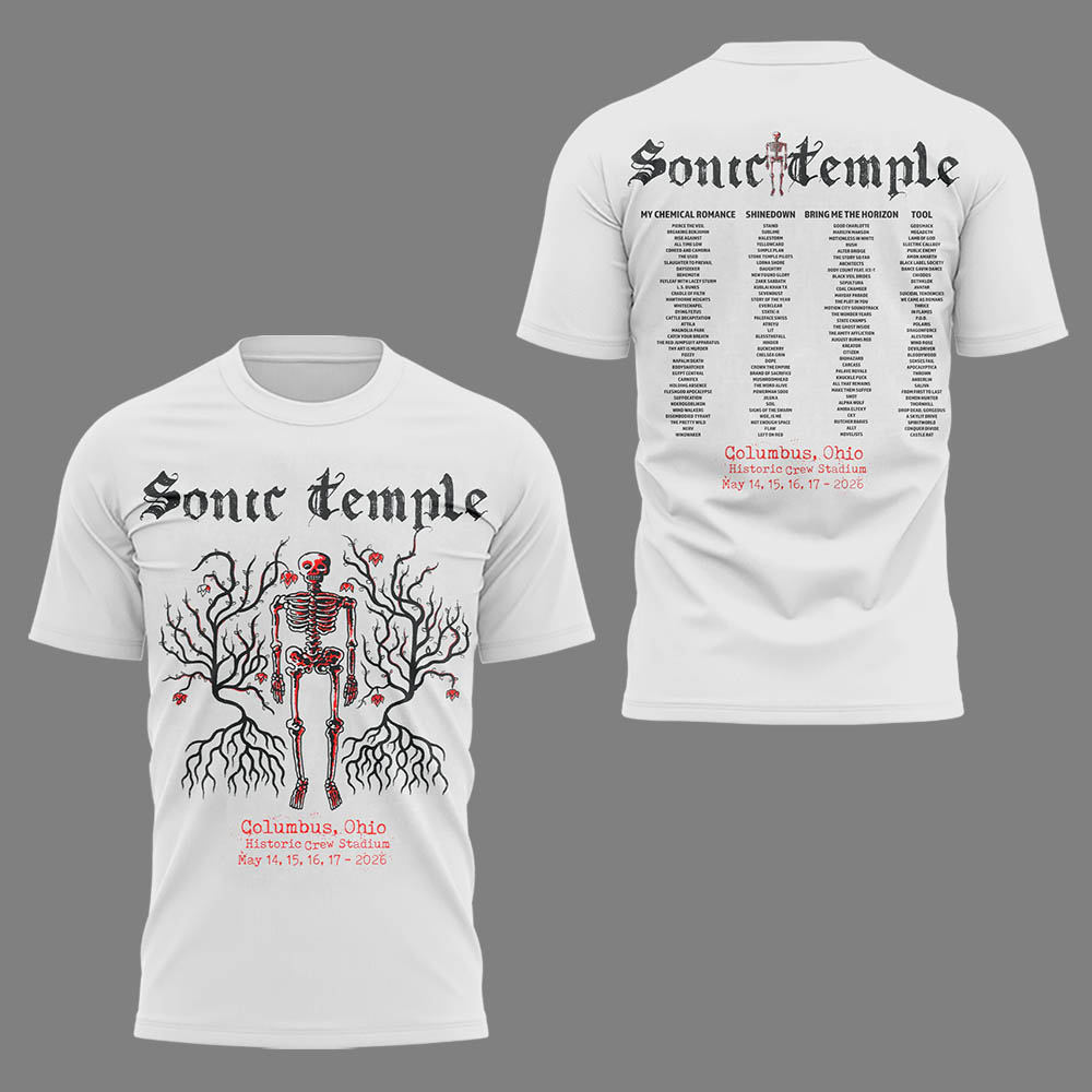 Limited Edition Sonic Temple Festival 2026 Tshirt