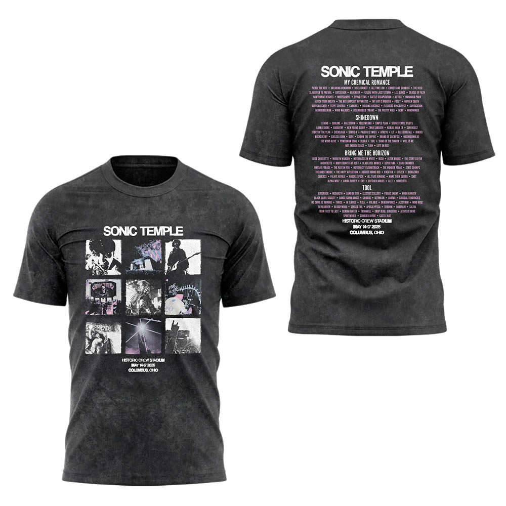Limited Edition Sonic Temple Festival 2026 Tshirt
