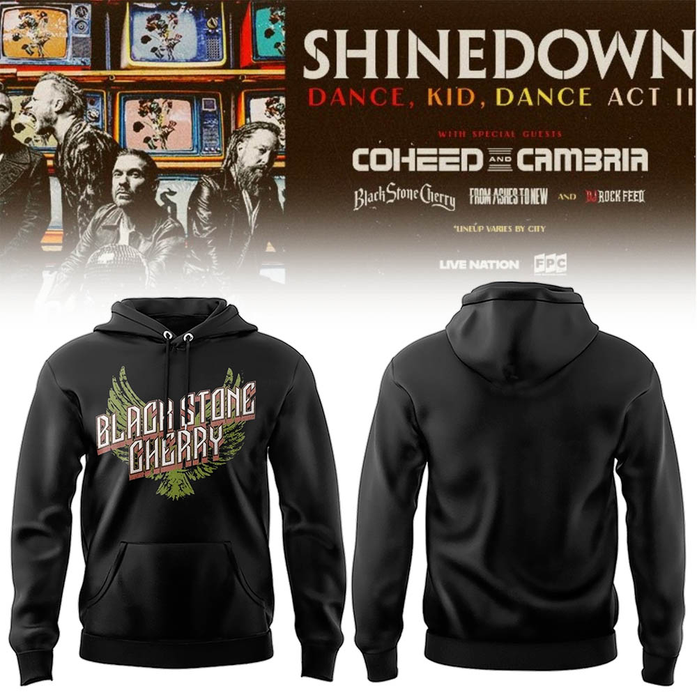 Limited Edition SHINEDOWN “Dance, Kid, Dance Act II Tour” 2026 Hoodie