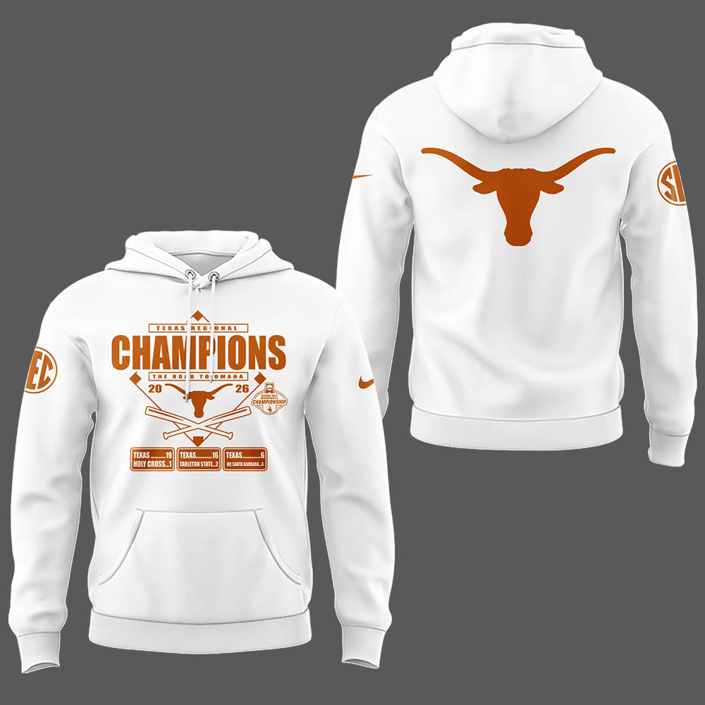 Limited Edition Texas Baseball AUSTIN REGIONAL CHAMPS 🏆 Hoodie