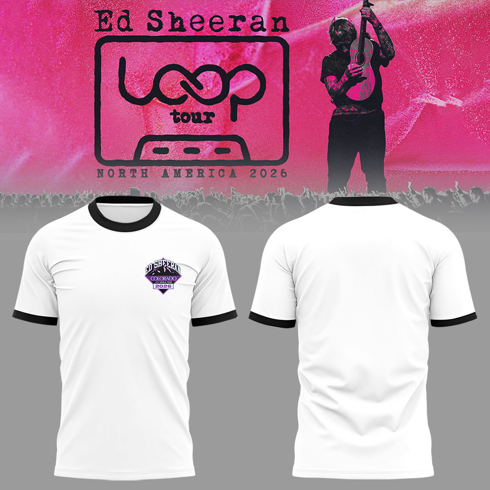 Ed “North American Loop Tour 2026” in Colorado🎸➕✖️➗ Shirt