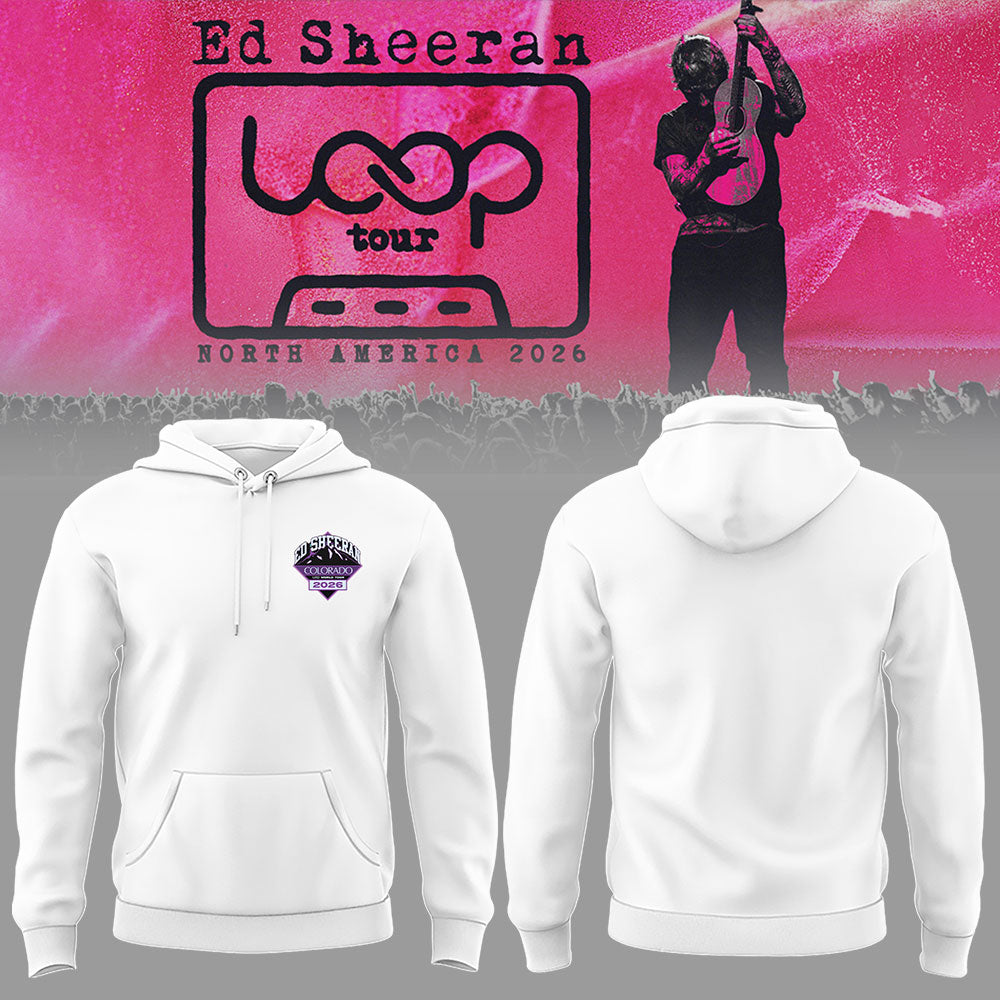 Ed “North American Loop Tour 2026” in Colorado 🎸➕✖️➗Hoodie