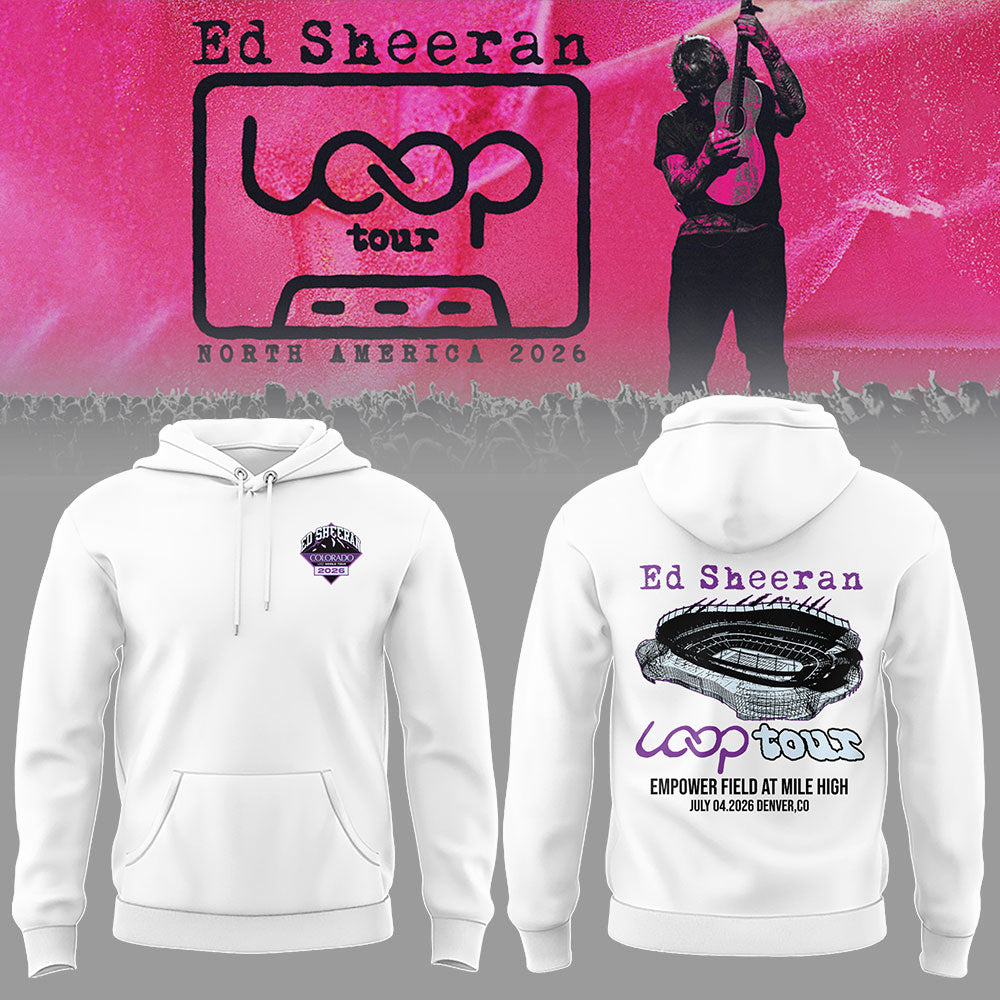 Ed “North American Loop Tour 2026” in Colorado 🎸➕✖️➗Hoodie