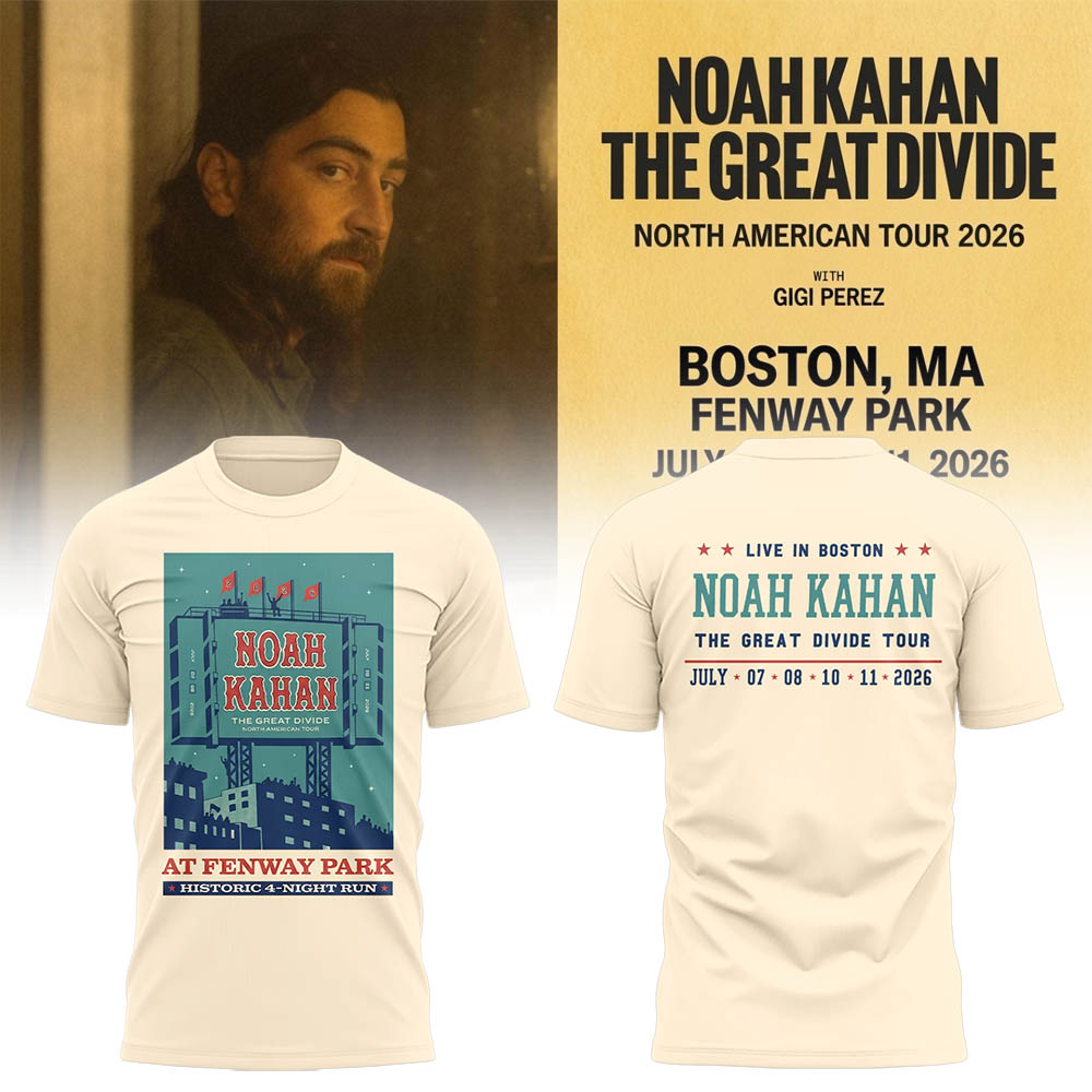 Limited Editon The Great Divide Tour At Fenway Park Boston Tshirt