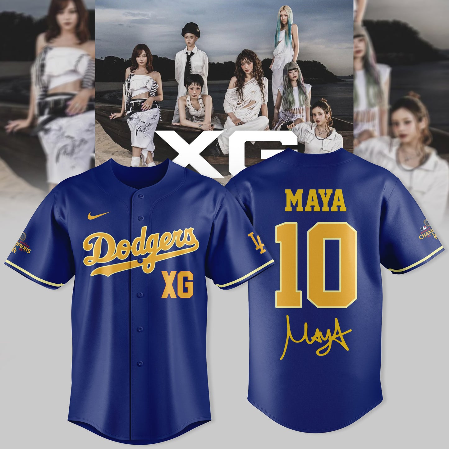 _”XG WORLD TOUR: THE CORE” Jersey Baseball
