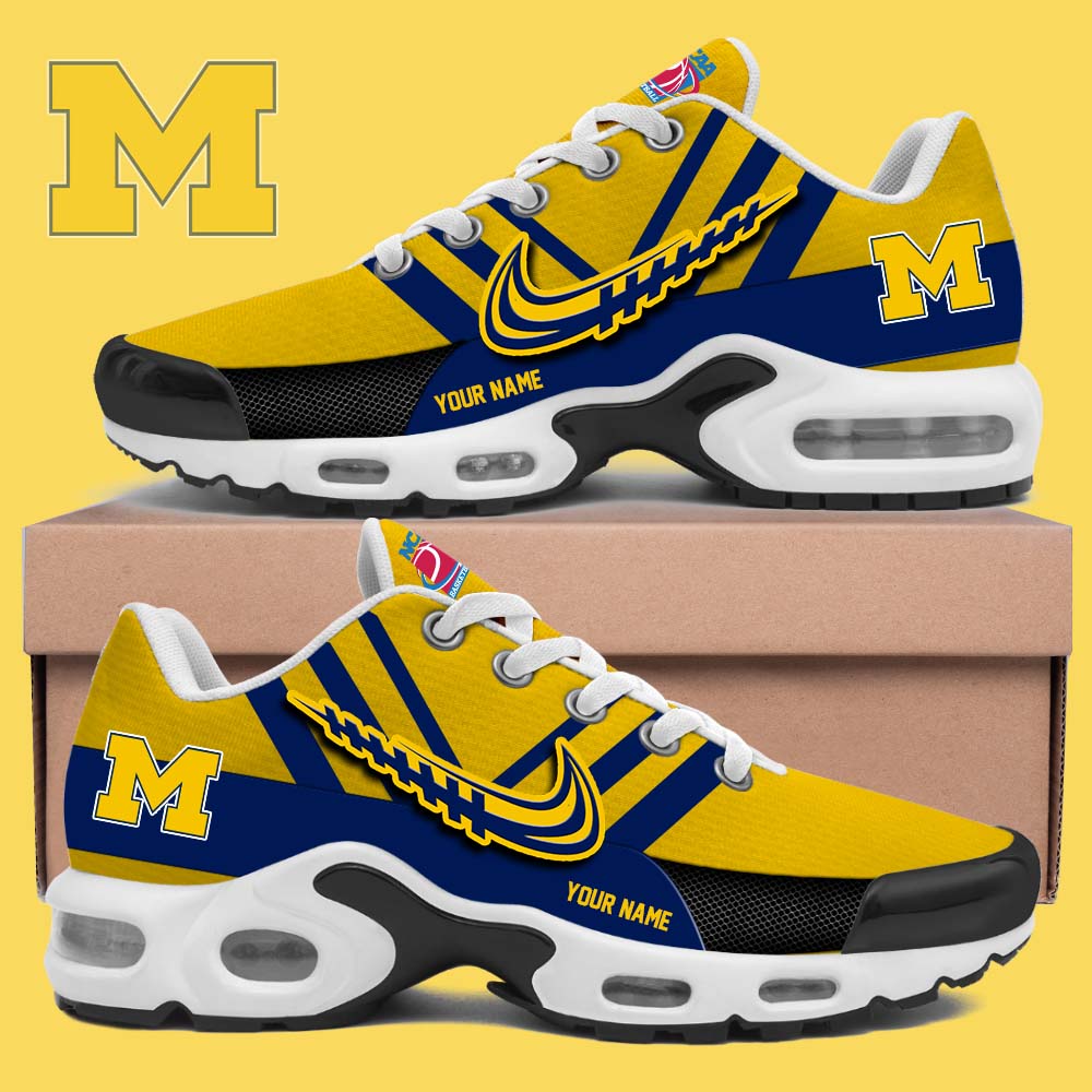 MICH Basketball Personalized Air Max Plus Sneakers
