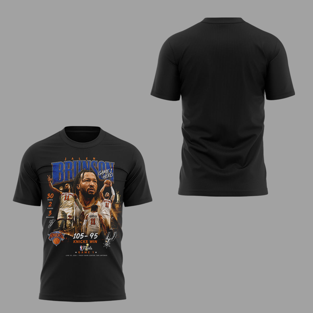 Limited Edition Jalen Brunson Pro Game 1 Finals Shirt