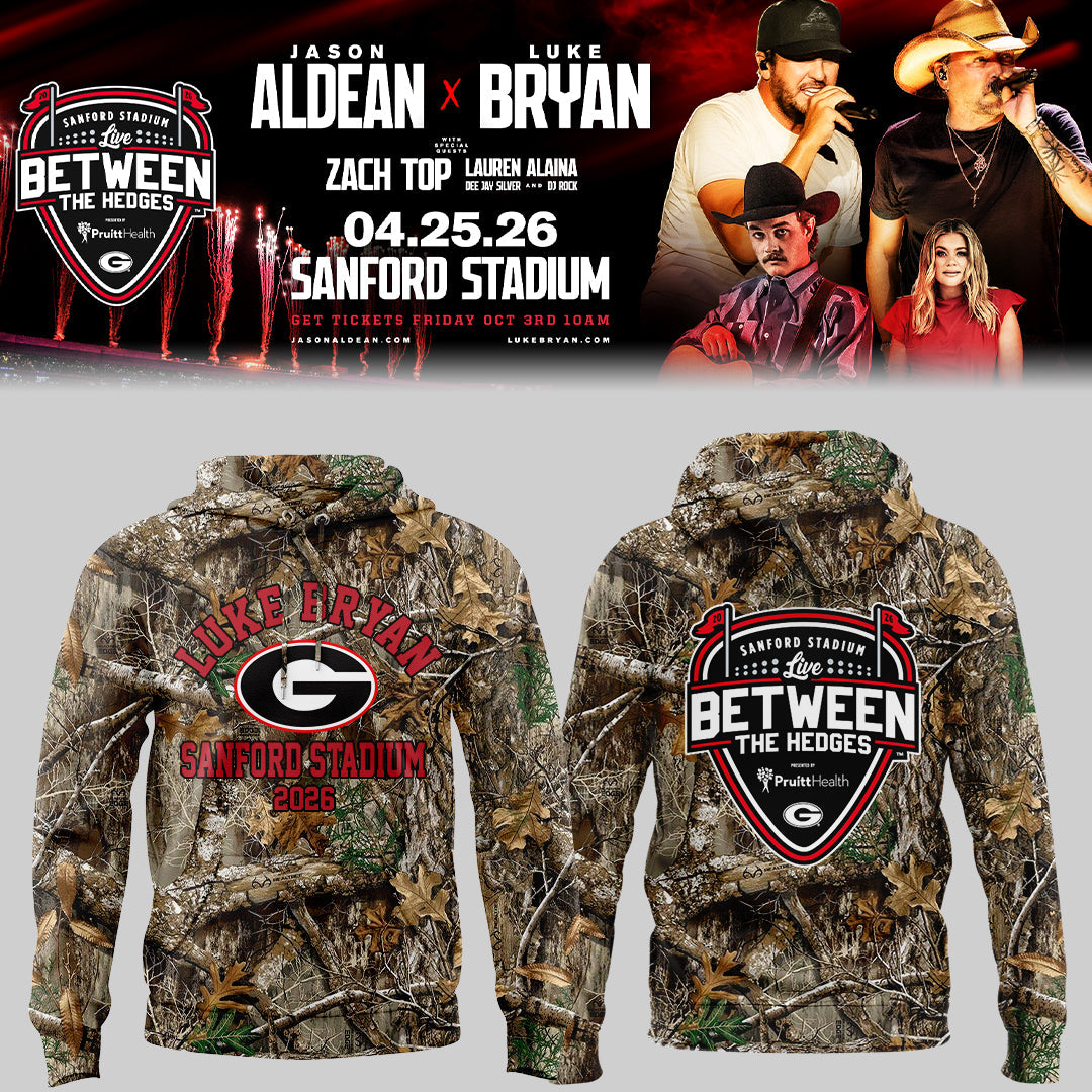 Limited Edition LB “Live Between The Hedges” At Sanford Stadium Hoodie-ND04222630