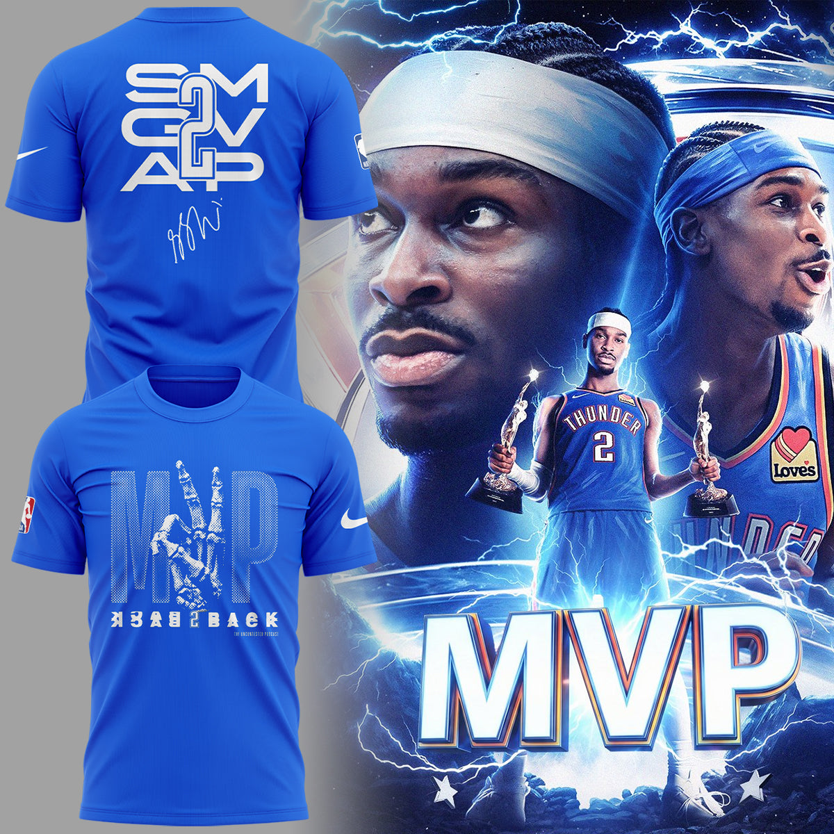 Limited Edition OKC Backtoback Mvp 25-26 Shirt