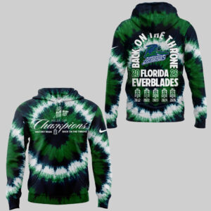 Limited Edition Florida Everblades 2026 Kelly Cup Champions Hoodie