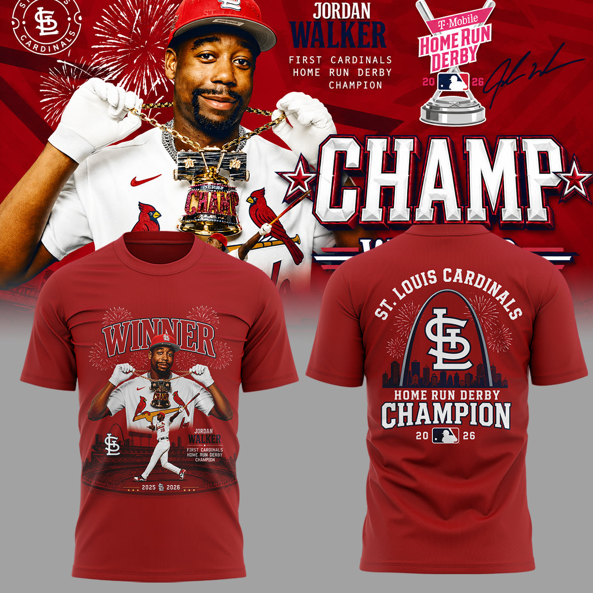 JWalk ⚾ 2026 Home Run Derby Champion 🏆🔔 Shirt