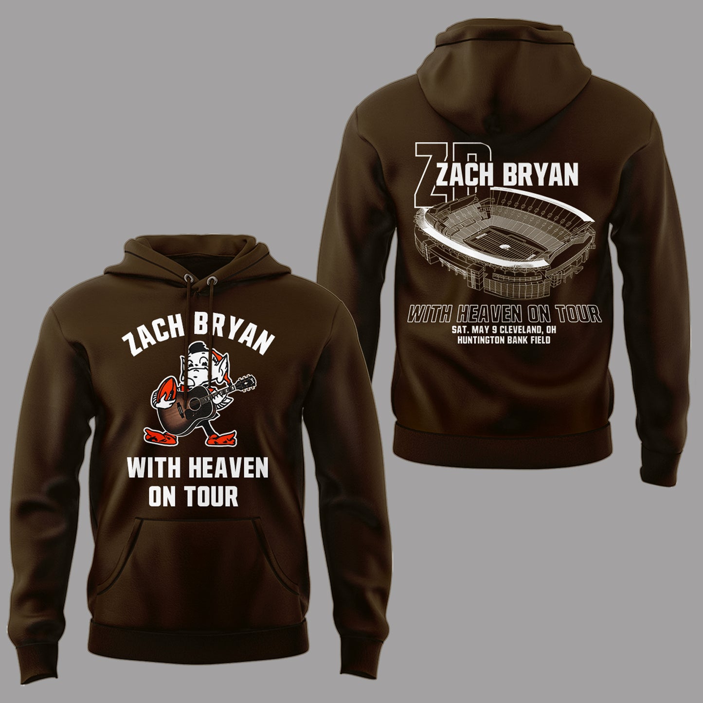Limited Edition “With Heaven On Tour 2026” at Huntington Bank Field Stadium Hoodie