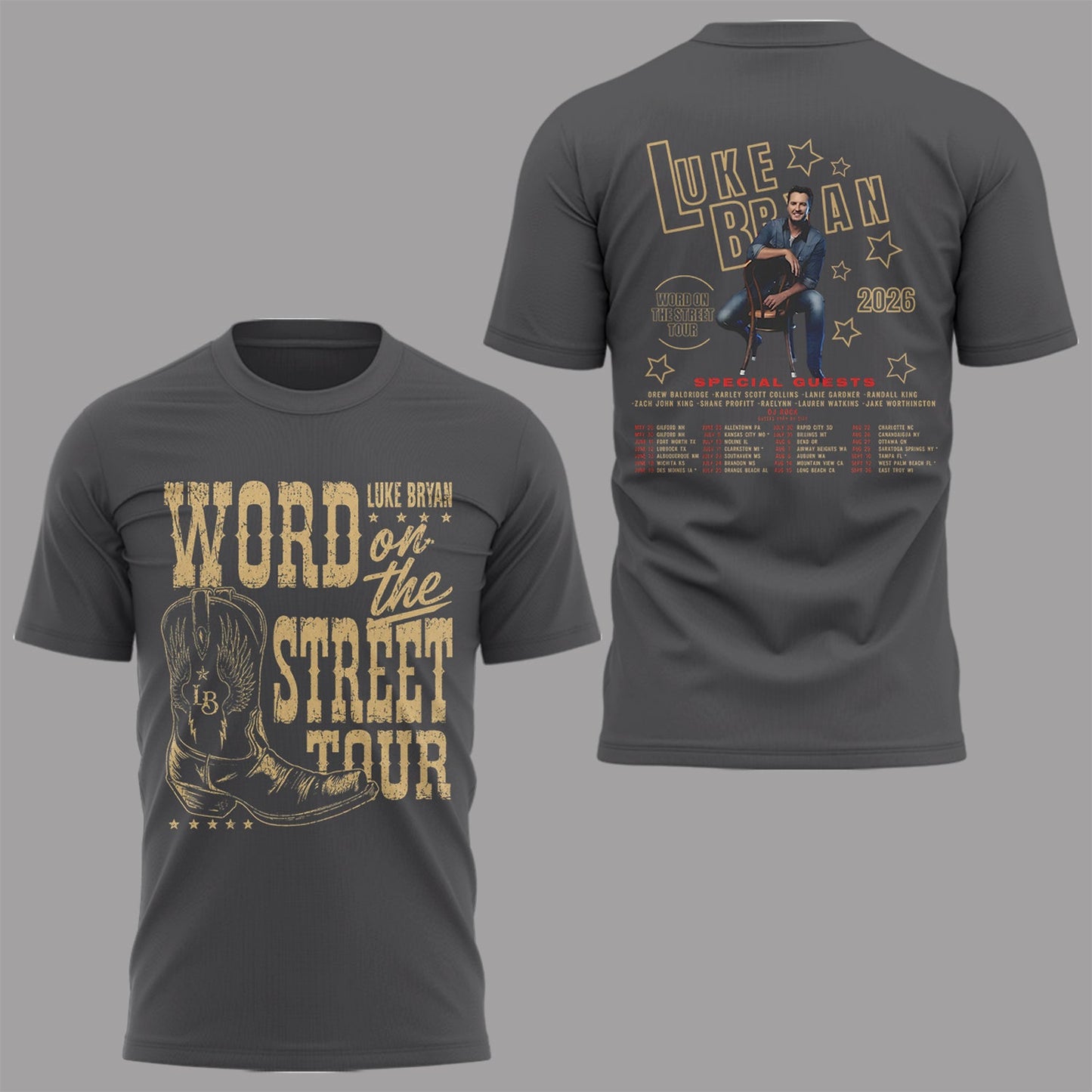 LB “Word On The Street Tour” 🎤🤠 Shirt