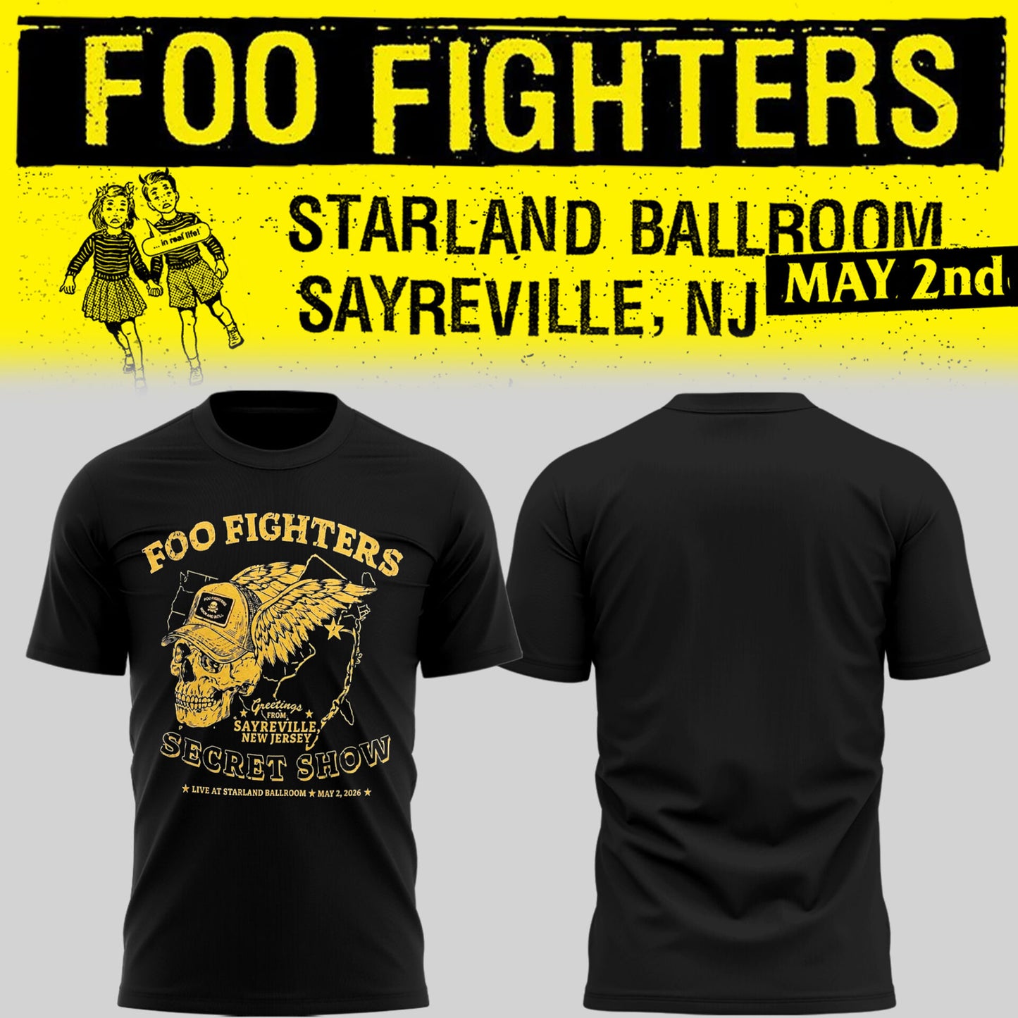 F.Fighter 🎵 Starland Ballroom (Sayreville, NJ) 05-02-26 TShirt