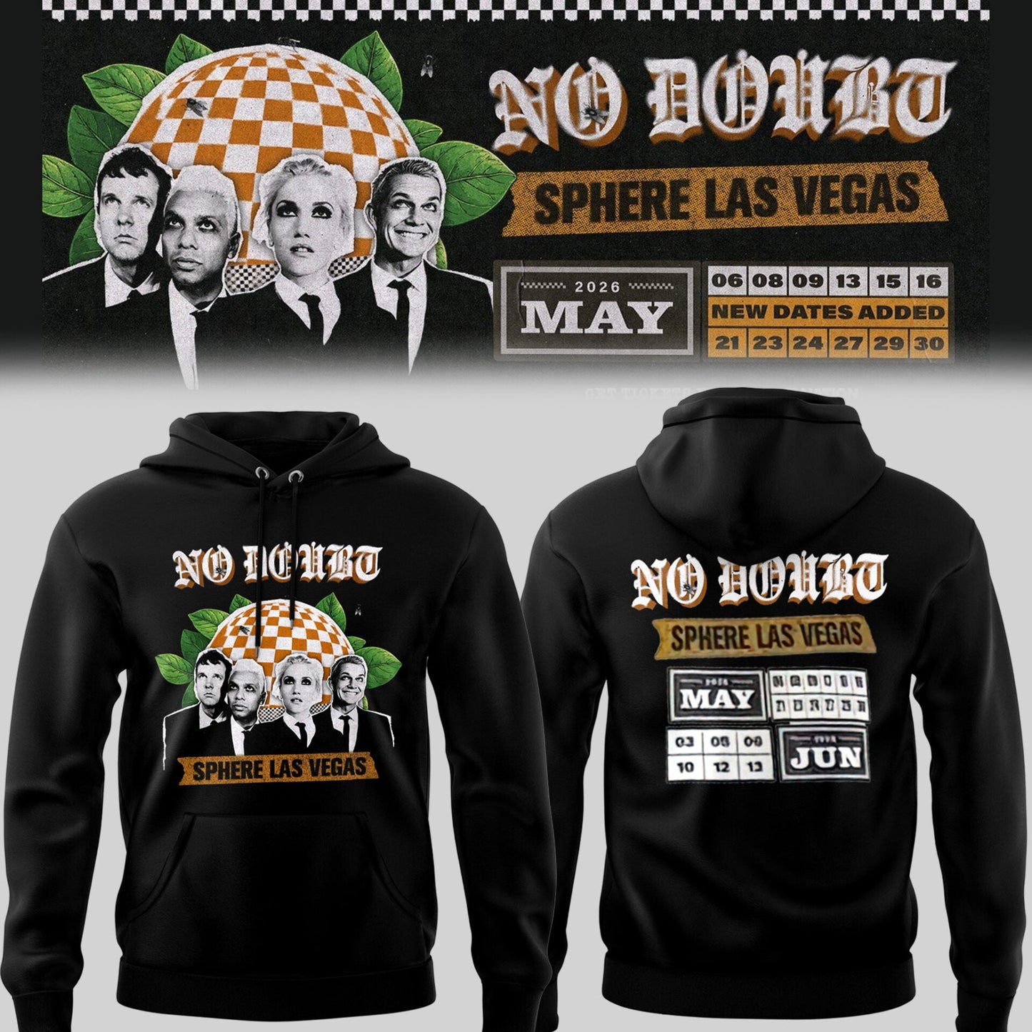 Limited Edition N. Doubt Live at Sphere 2026 Hoodie-PU26050702