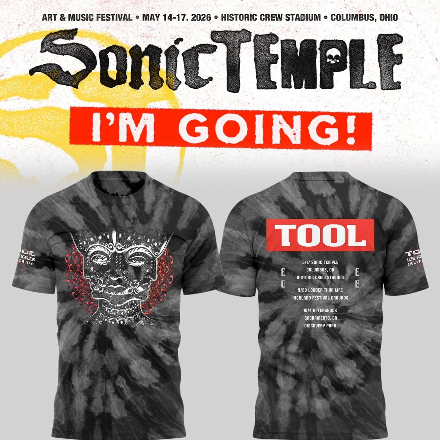 Limited Edition Sonic Temple Festival 2026 Tshirt