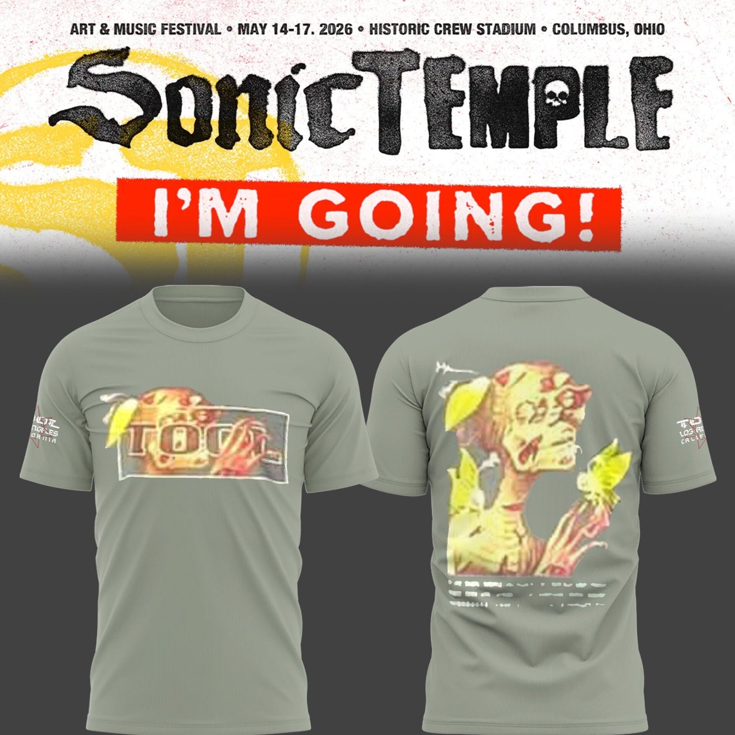 Limited Edition Sonic Temple Festival 2026 Tshirt