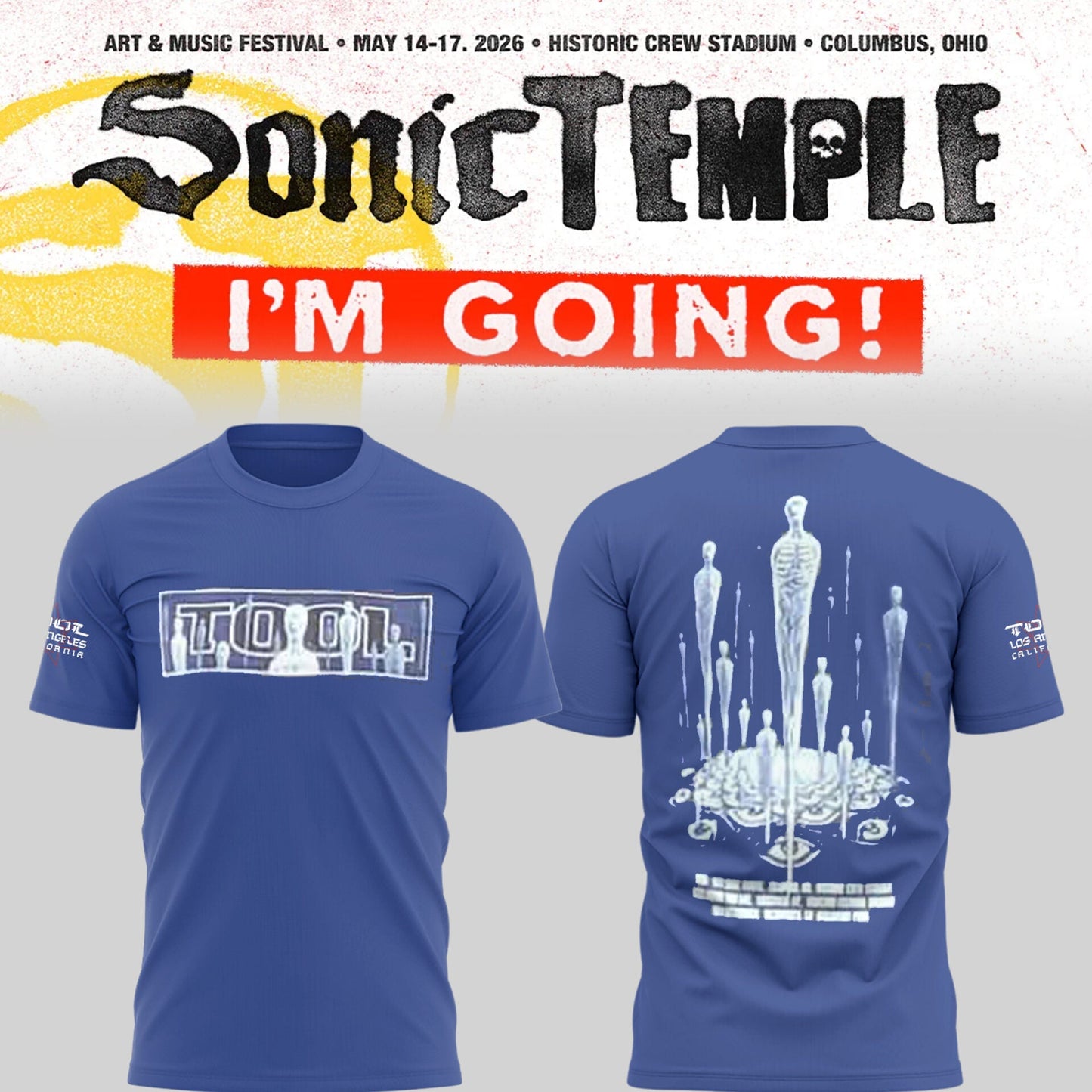 Limited Edition Sonic Temple Festival 2026 Tshirt