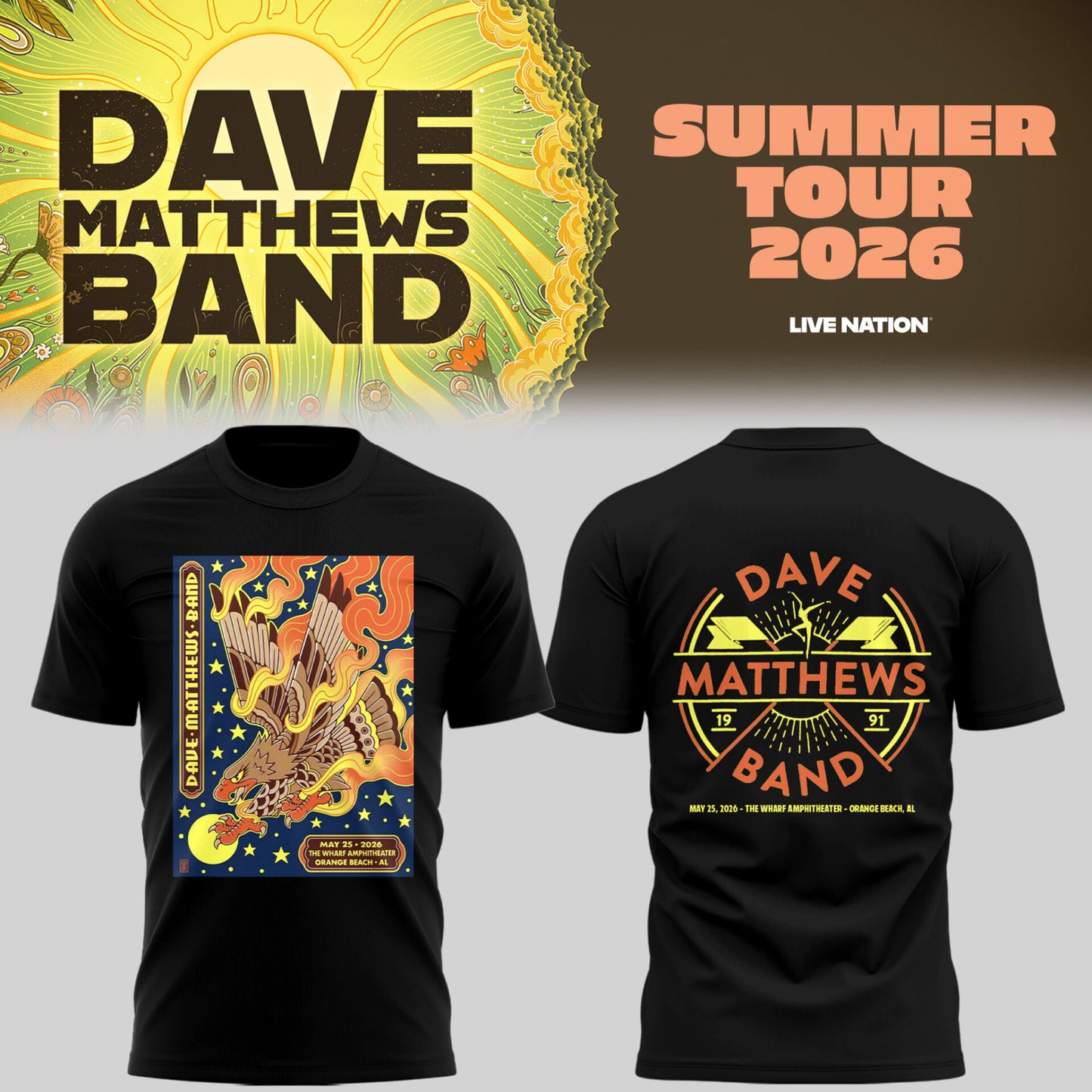 DMB Summer Tour May 26th, 2026 – Tampa, FL TShirt