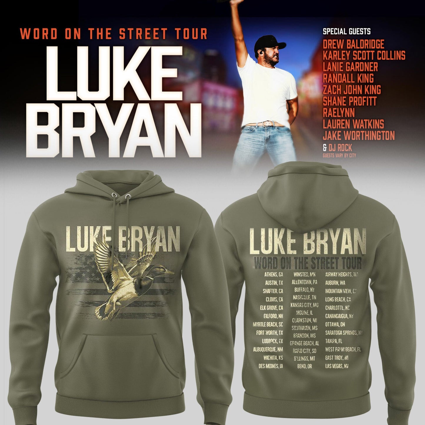 LB “Word On The Street Tour” 🎤🤠 Hoodie