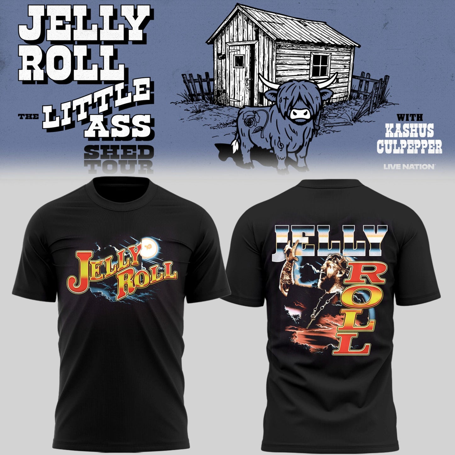 J.Roll “The Little Ass Shed Tour 2026” TShirt