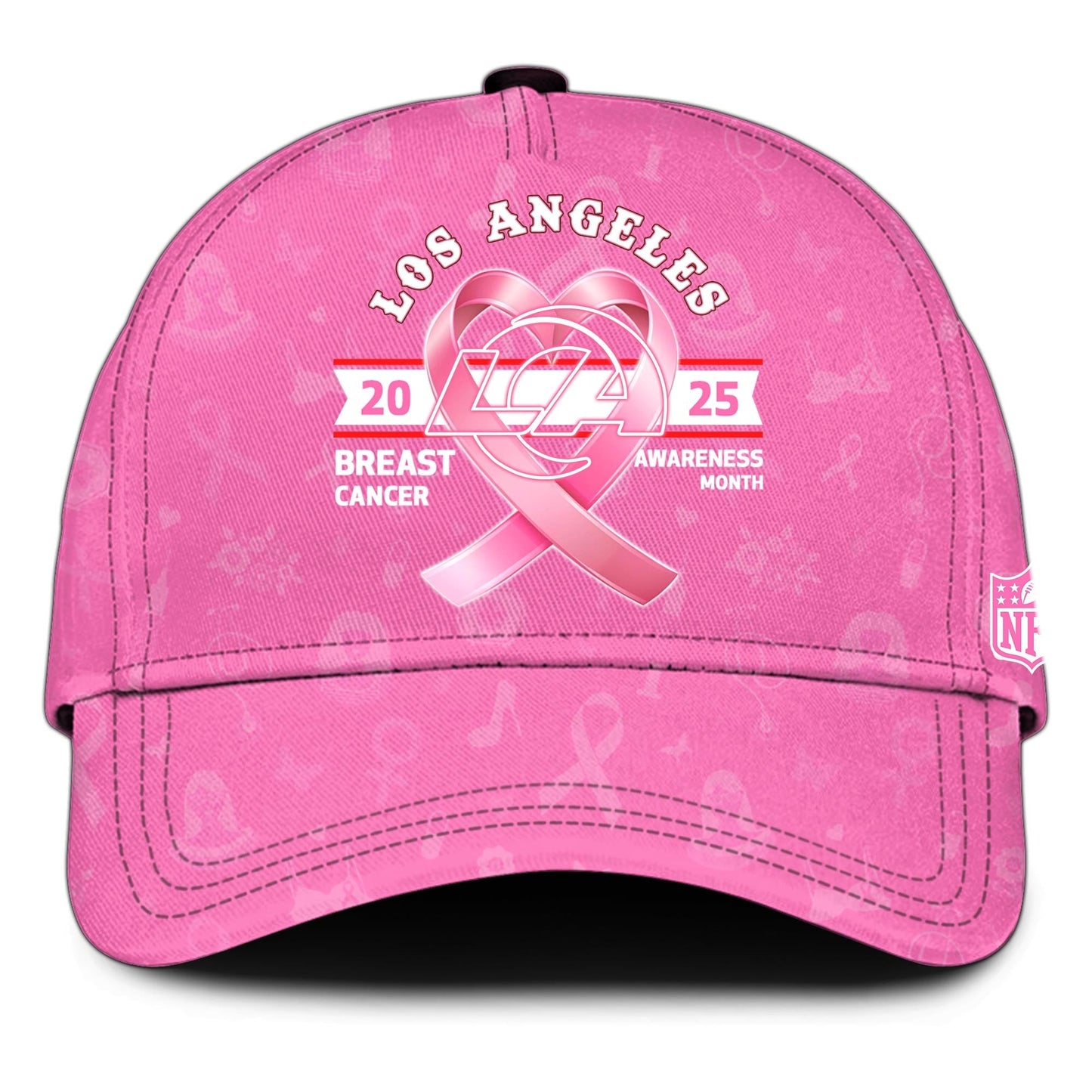 Los Angeles Rams Special Breast Cancer Awareness Month Limited Edition Hoodie 2025