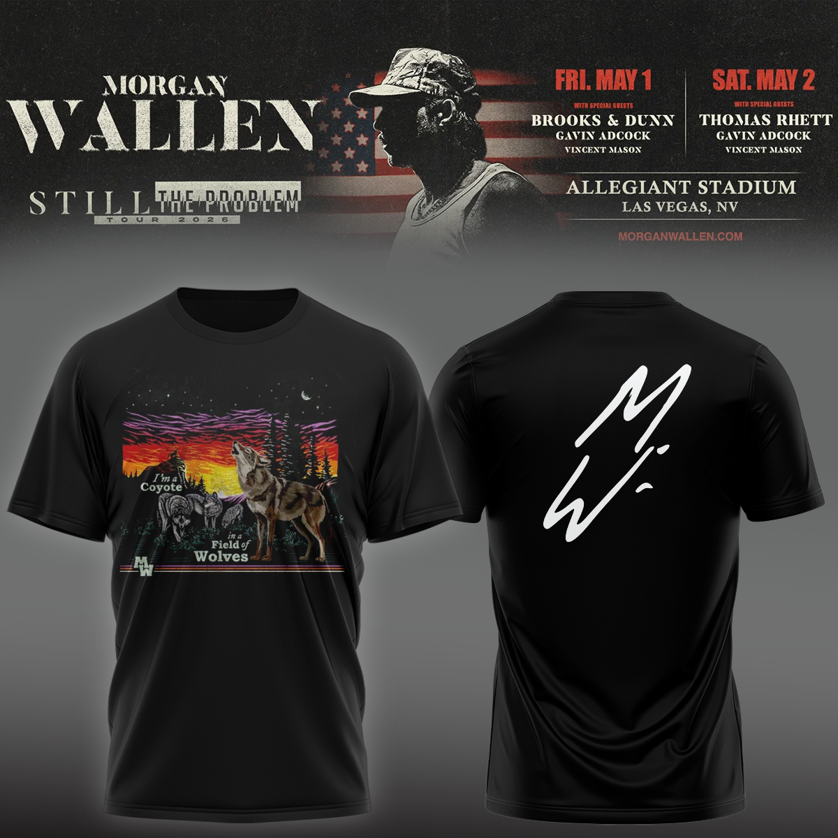 _Morgan Wallen Still The Problem Tour 2026 Shirt
