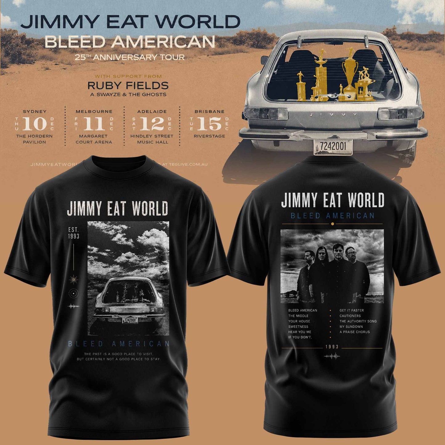 JEW – BLEED AMERICAN 25 YEARS TEE