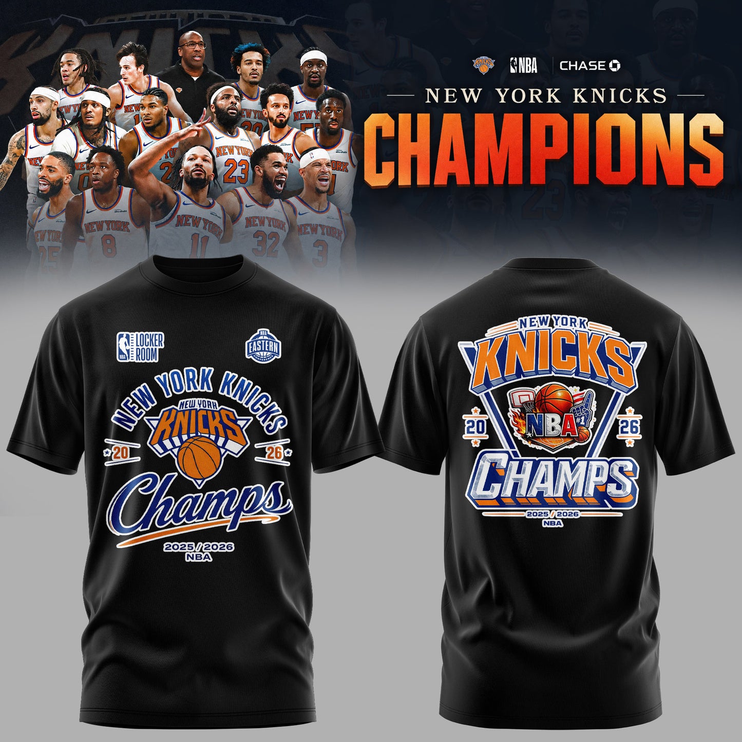 New York Knicks Eastern Conference Champions Edition Tshirt