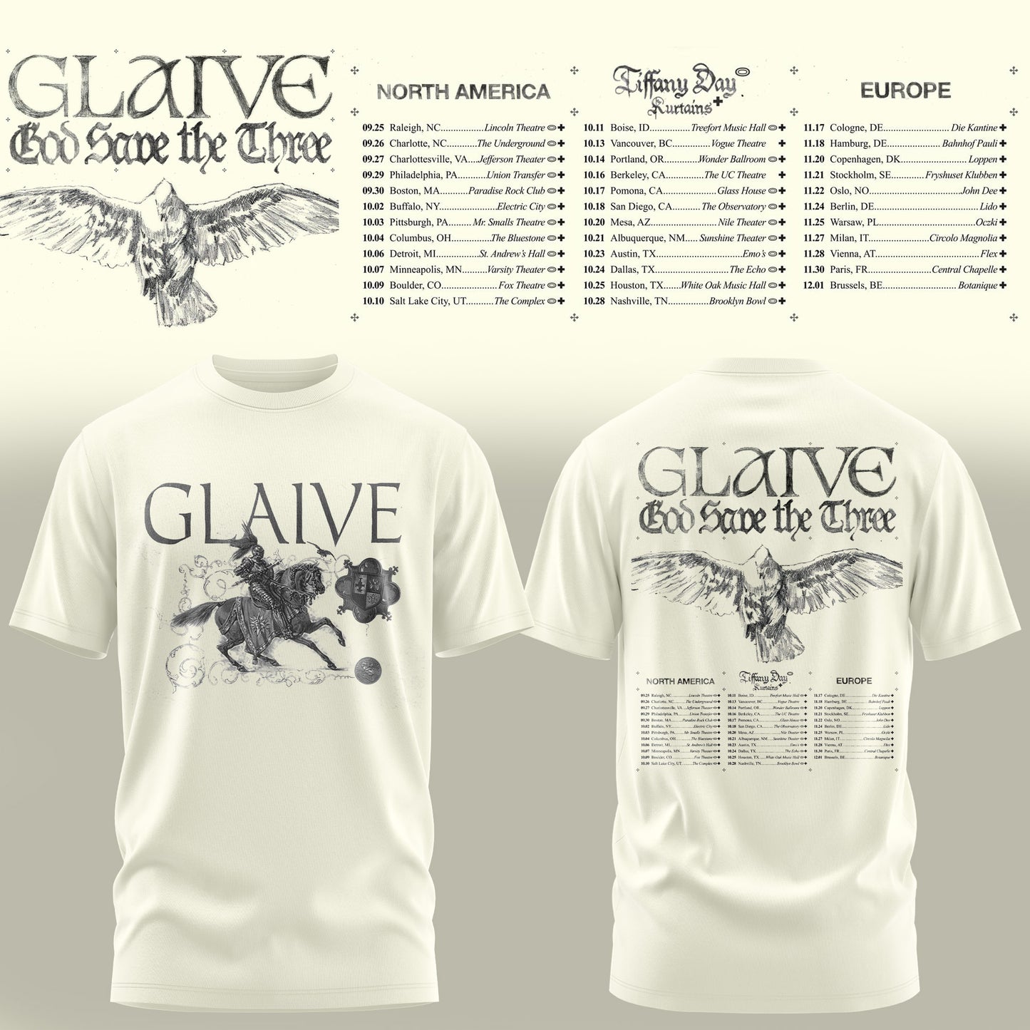 Glaive “God Save The Teen” 2026 Tour T-Shirt Is Here – Limited Edition
