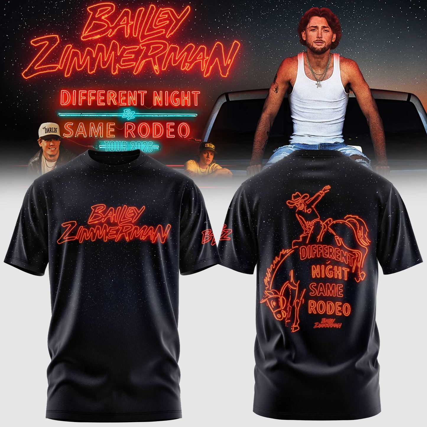 Bailey Zimmerman – Different Night Same Rodeo Tour
