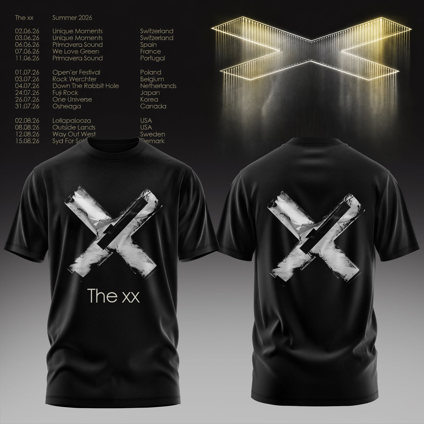 THE XX Limited Summer 2026 T-Shirt Collection