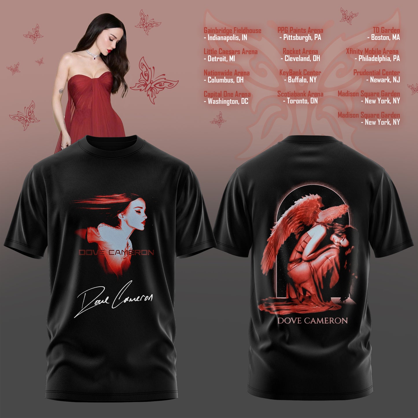 _DOVE CAMERON 2026 TOUR MERCH T-SHIRT IS HERE ✨