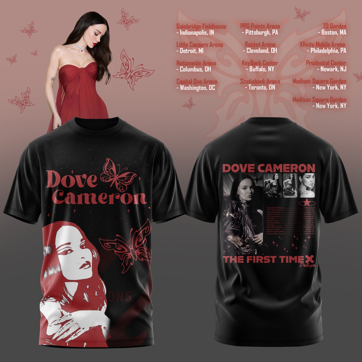 _DOVE CAMERON 2026 TOUR MERCH T-SHIRT IS HERE ✨