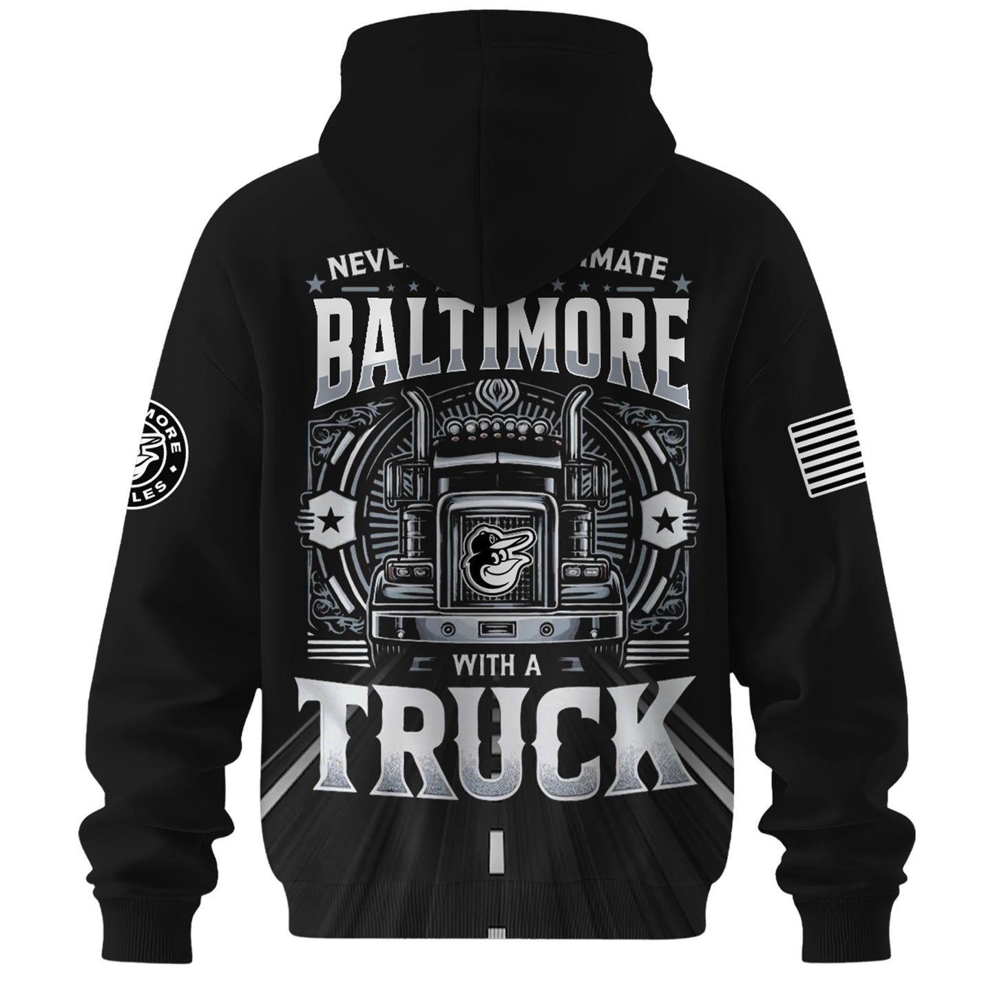 Baltimore Orioles Nation Truck Driver Appreciation Week Limited Edition Hoodie 2025