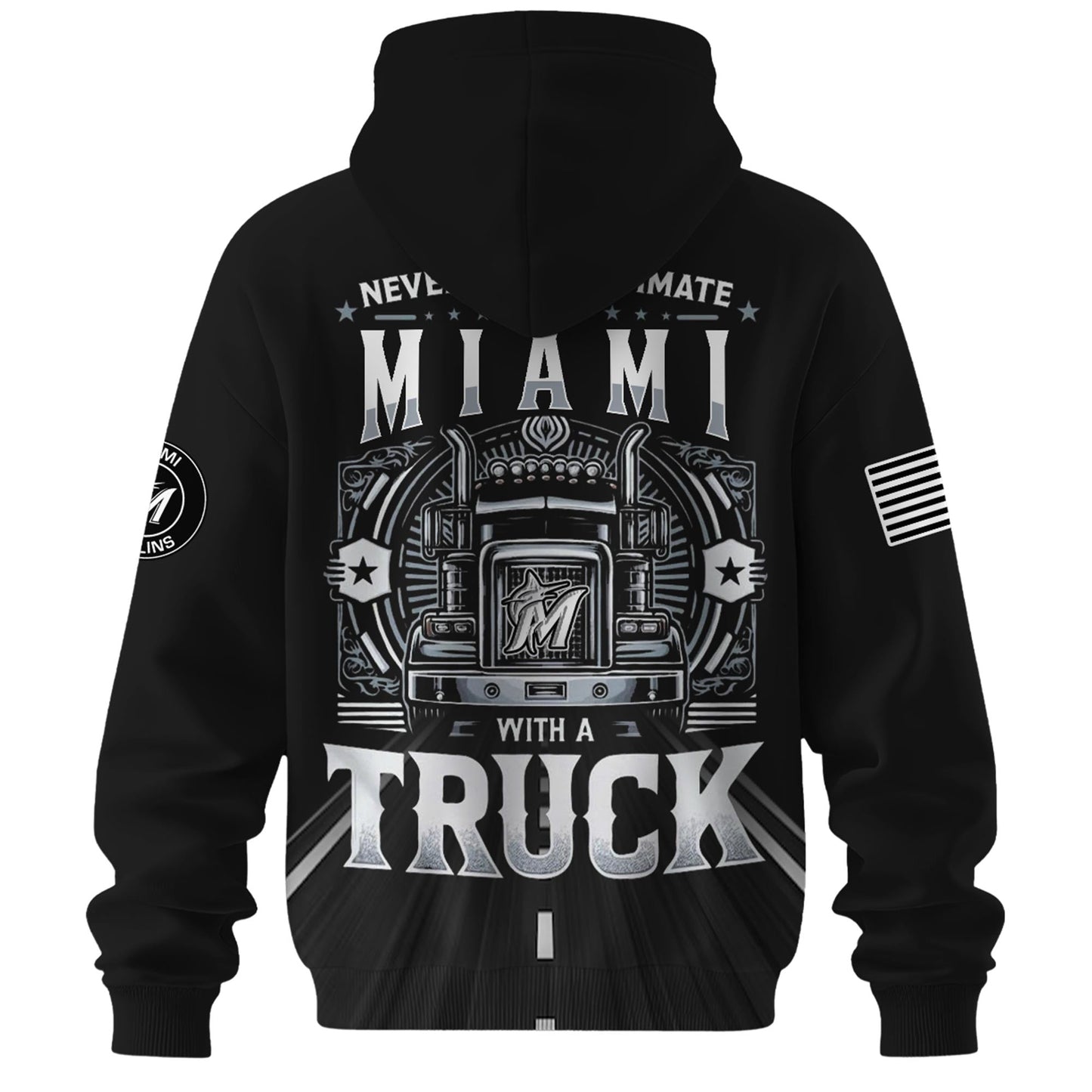 Miami Marlins Nation Truck Driver Appreciation Week Limited Edition Hoodie 2025