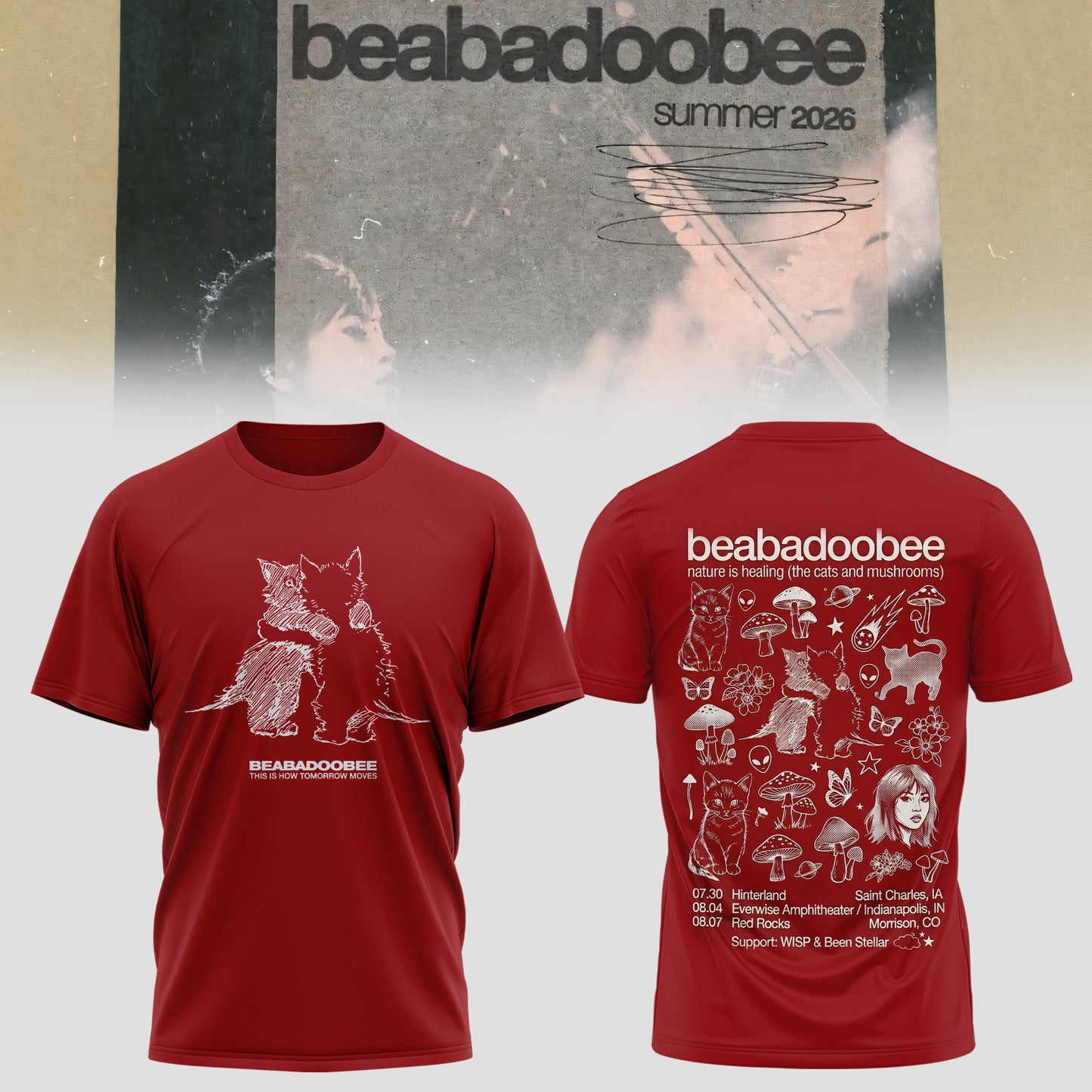 Beabadoobee Summer 2026 Collection Tshirt