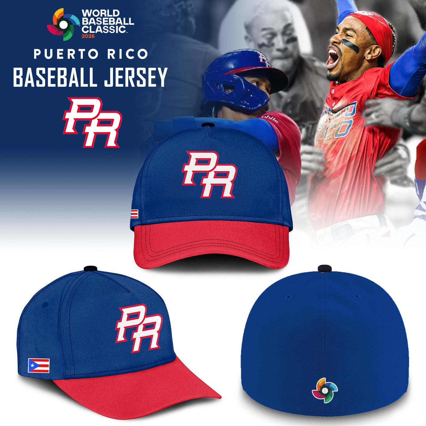 Puerto Rico Baseball 2026 World Baseball Classic Jersey Limited