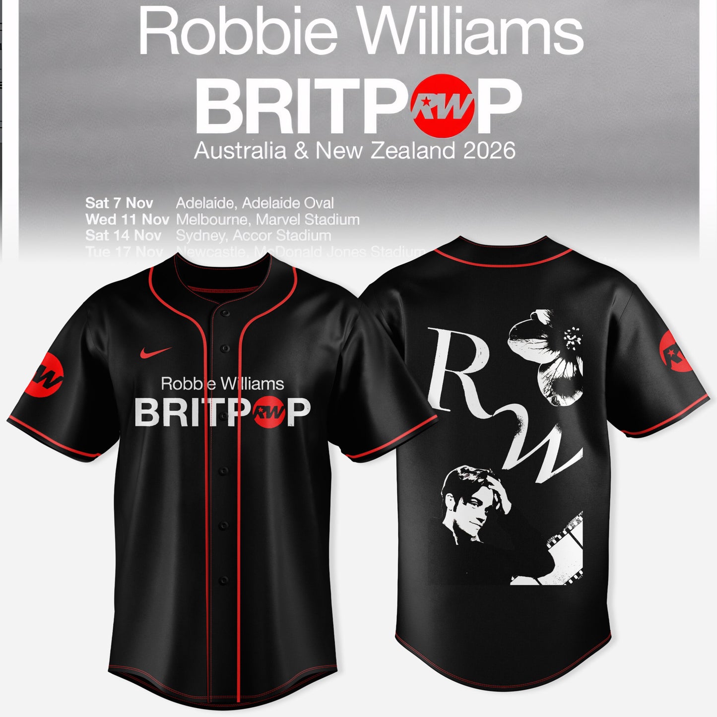 BRITPOP World Tour – Australia & New Zealand Limited Jersey
