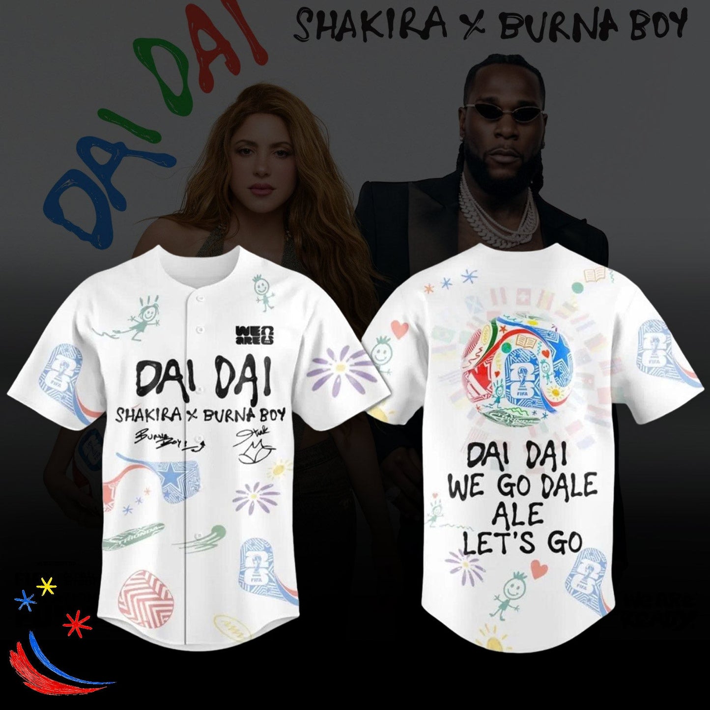 Shakira x Burna Boy x World Cup 2026 “DAI DAI” Limited Edition Jersey