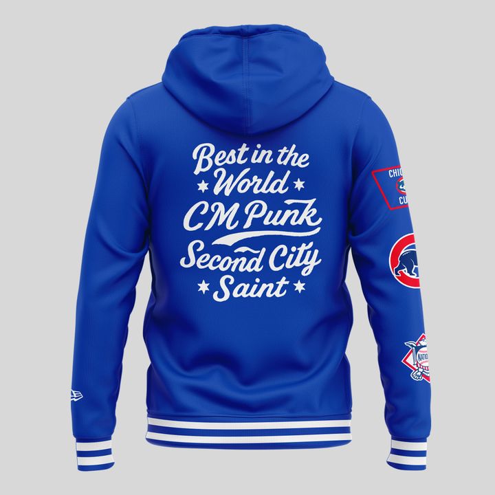 Chicago Cubs x CM Punk "Best in the World" Hoodie