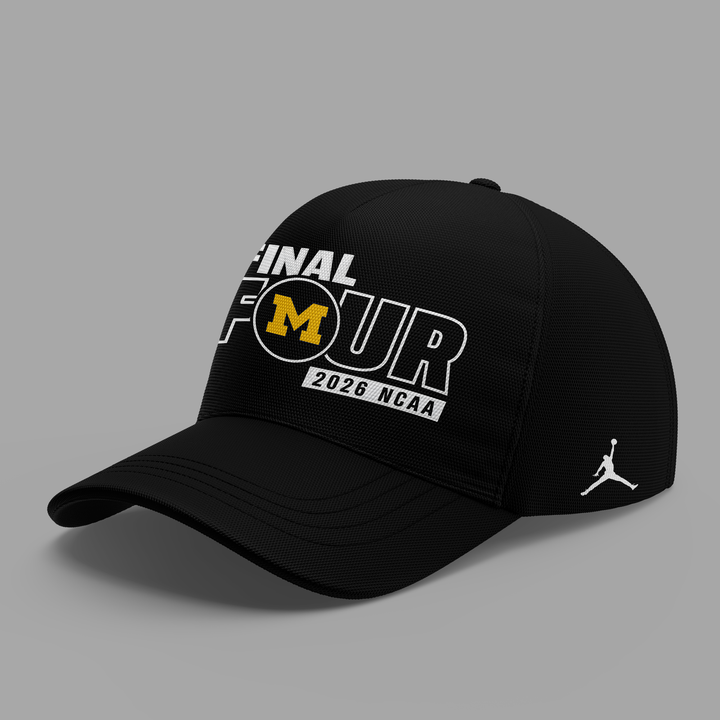 Exclusive Michigan Wolverines Men's Basketball Final Four Locker Room T-Shirt for fans