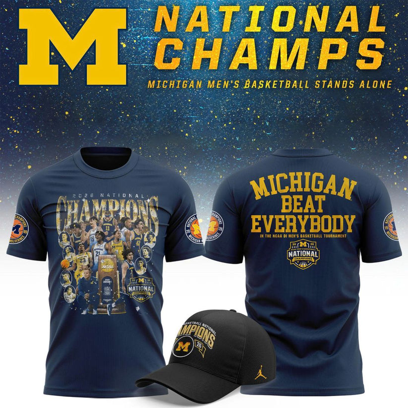 🏆️Michigan Wolverines – 2026 National Champions T Shirt