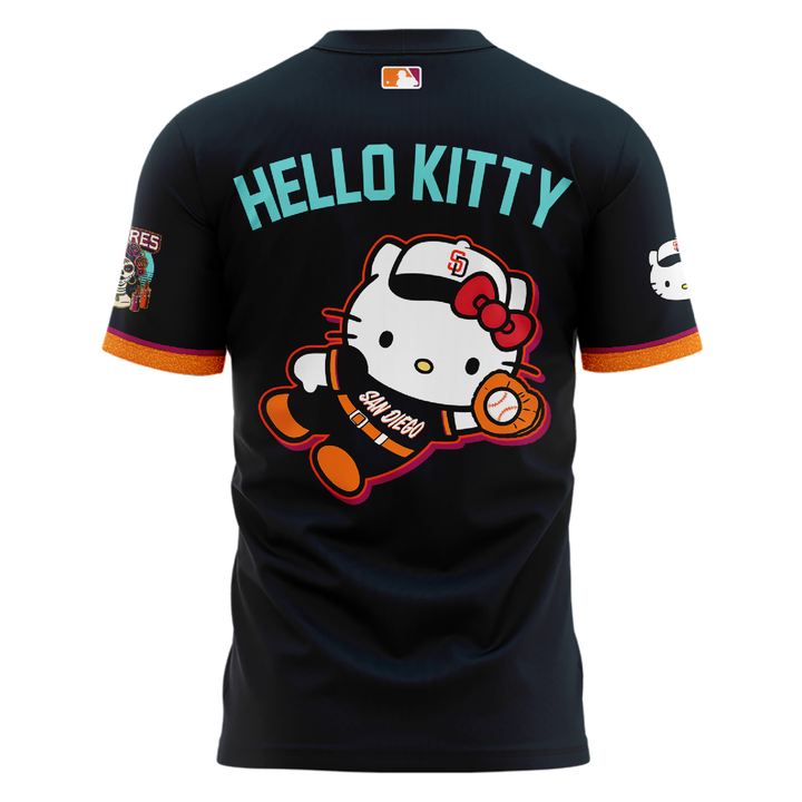Special Edition San Diego Padres New City Connect x Hello Kitty Tshirt