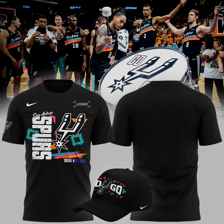San Antonio Spurs " Go Spurs Go " 2026 Playoffs T-Shirt