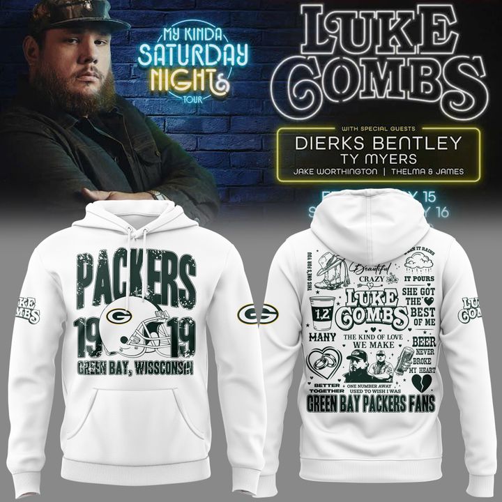 GB Packers x LC My Kinda Saturday Night Tour 2026 Limited Edition Hoodie